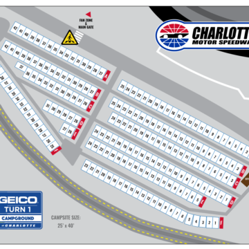 GEICO Turn 1 Camping Map