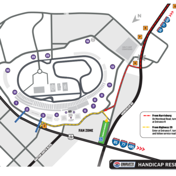 2024 Handicap Reserved Parking Map