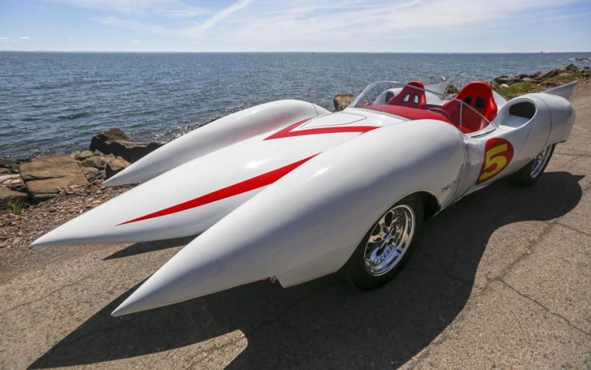 Mach 5? Speed Racer car? Or just a Elvis tribute build?