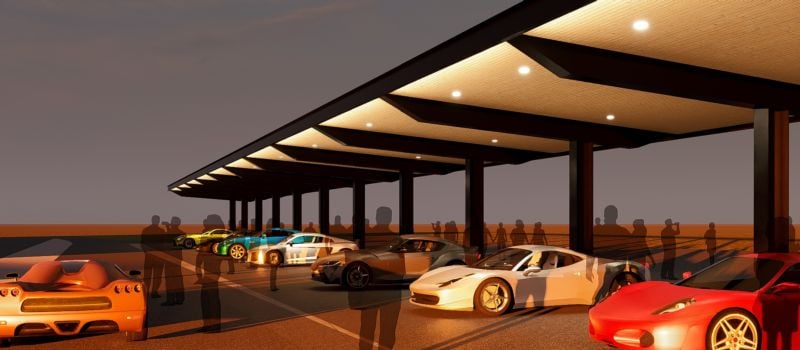 In addition to the circuit and clubhouse, Ten Tenths Motor Club will include a members’ garage designed to build camaraderie and community amongst the most passionate automotive aficionados.