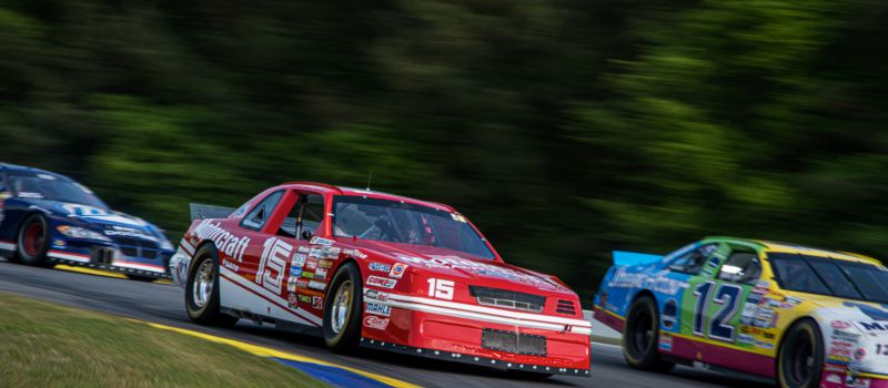 Retired stock cars back in action as the HSR NASCAR Classic presented by Petty’s Garage series takes on the famed Charlotte Motor Speedway ROVAL™ on October 11-12.