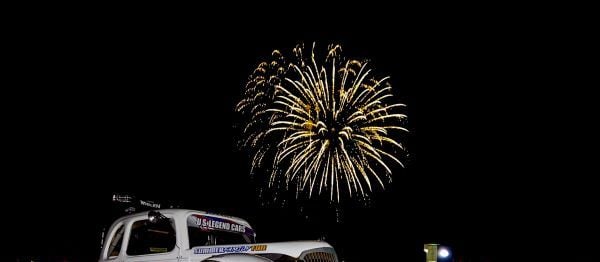 Charlotte Motor Speedway will be one of the first to celebrate the Fourth of July with a full slate of Legend Car and Bandolero action as well as a spectacular fireworks show during Round 5 on Tuesday, July 2.