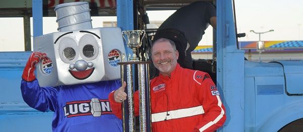 WCCB/Bahakel Sports anchor Jeff Taylor put on a master class in racing during the Media Mayhem's 10-ton tussle of talent at Round 2 of Cook Out Summer Shootout Tuesday night, taking home the ultimate bragging rights and a massive trophy.