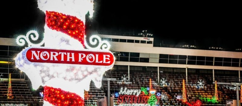 Speedway Christmas presented by Atrium Health kicks off Friday, delivering a magical holiday experience for visitors of all ages this holiday season at Charlotte Motor Speedway. 
